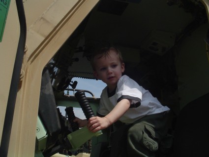 John driving an MRLS